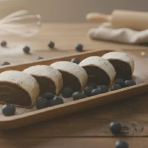 Makovo-čučoriedková 1,200g (celá noha, štrúdla s lístkového cesta)